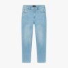 Quần Jeans Xanh Cao Cấp Bền Màu, Chống Nhăn, Co Giãn