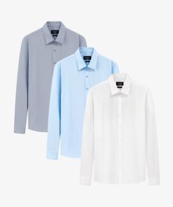 Áo Sơ Mi Dài Tay Cao Cấp, Chống Nhăn, Kháng Khuẩn